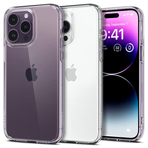 Spigen Cover Ultra Hybrid Compatibile Con Iphone 14 Pro, Custodia Anti-Ingiallimento - Trasparente