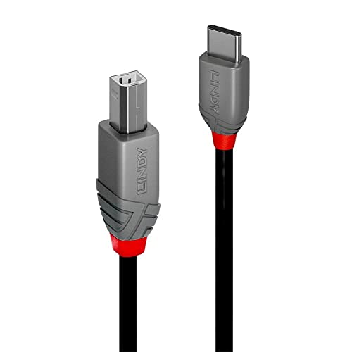 Lindy 36942 Cable Usb 2 M Usb 2.0 Usb C Usb B Negro 2M Usb 2.0 Type C To B Cable