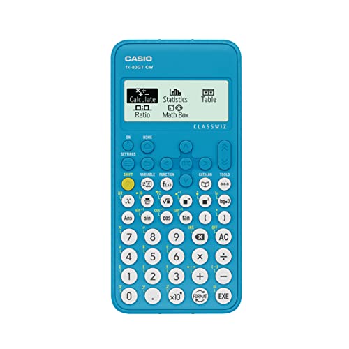 Casio Fx-83Gtcw - Calcolatrice Scientifica, Colore: Blu