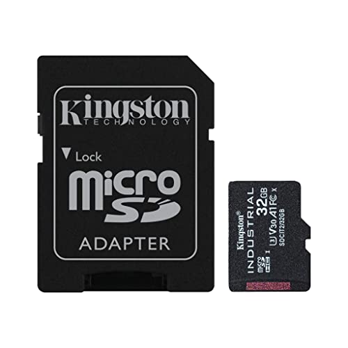 Kingston Industrial Microsd -32Gb Microsdhc Industrial C10 A1 Pslc Scheda + Adattatore Sd - Sdcit2/32Gb