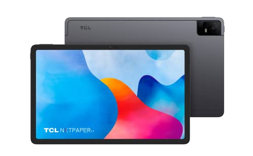 Tcl Nxtpaper 11 Wi-Fi - Tablet Da 11" 2K Nxtvision, Android 13, 4 Gb Di Ram, Memoria Da 128 Gb Espandibile, Batteria 8000 Mah, Dark Grey [Italia]