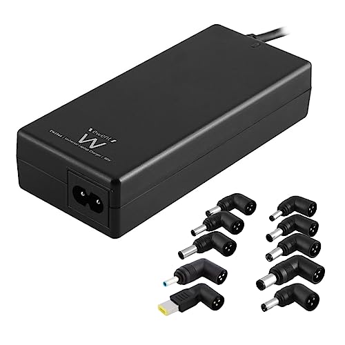 Ewent Ew3965 | 65W | Alimentatore Caricatore Universale Per Notebook/Laptop | 10 Connettori Inclusi - Varie Dimensioni