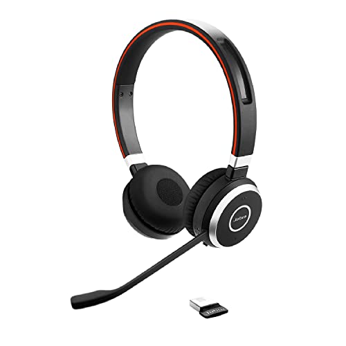 Jabra Evolve 65 Se Cuffie Wireless Stereo - Bluetooth, Microfono Con Cancellazione Del Rumore - Batteria A Lunga Durata - Certificate Uc Per Zoom, Uni