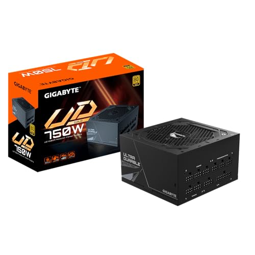Gigabyte Gp-Ud750Gm Power Supply Unit 750 W 20+4 Pin Atx Atx Black