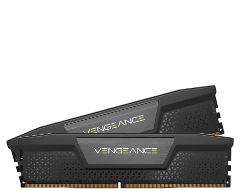 Corsair Vengeance Ddr5 Ram 32Gb (2X16Gb) 6600Mhz Cl38 Intel Xmp Memoria Per Computer Compatibile Icue - Nero (Cmk32Gx5M2B6600C38)