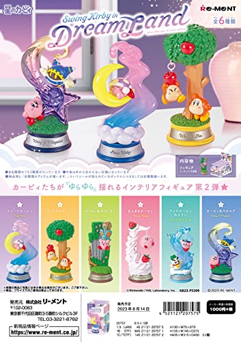 Re-Ment Kirby - Statuine Assortite Swing Kirby In Dreamland, 6 Cm (6)