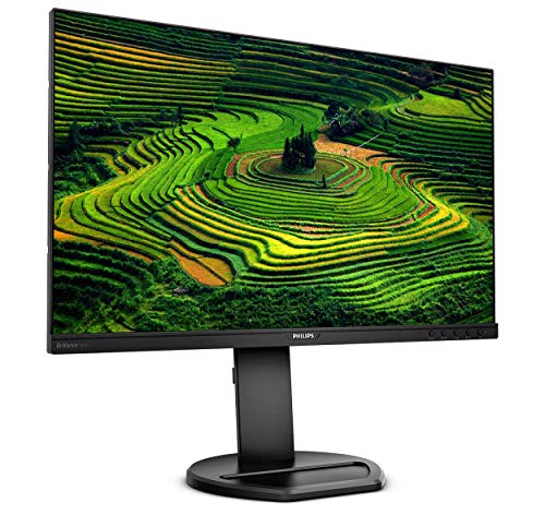 Philips Monitor 241B8Qjeb, 24", Led Ips, Fhd, 3 Side Frameless, Regolabile Ergonomicamente, Hub Usb, Casse Audio Integrate, Display Port, Dvi, Hdmi, V