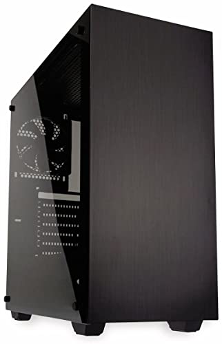 Kolink Stronghold Black - Case Mid-Tower Atx Nero (Secc 1Mm) - Per Pc Con Pannello Laterale In Vetro Temperato