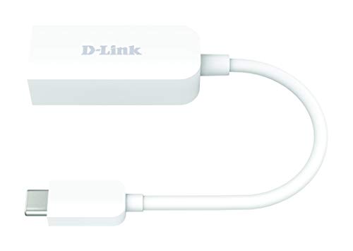 D-Link Dub-E250 Adattatore Da Usb-C A Ethernet 2.5G, Da Usb-C A Rj45 2.5 Gigabit Lan, Compatibile Con Thunderbolt 3, Mac Os E Windows.