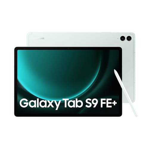 Samsung Galaxy Tab S9 Fe+, Display 12.4" Tft Lcd Pls, Wi-Fi, Ram 8Gb, 128Gb, 10.090 Mah, Exynos 1380, Android 13, Ip68, Mint, [Versione Italiana] 2023