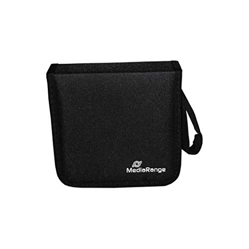 Mediarange Box50 Funda Para Discos Ã“Pticos Funda Cartera 24 Discos Negro