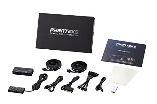 Phanteks Soluzione Di Illuminazione Contrôlé Digital-Rgb Starter Kit Pour Bandeaux Led, Ph-Drgb_Skt
