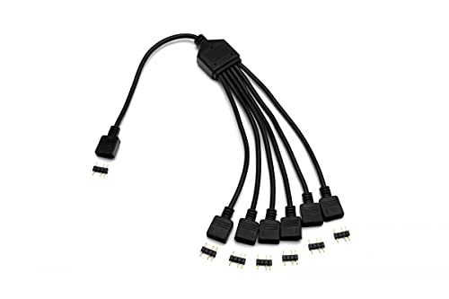 Ekwb Cable Divisor De 6 Vías Ek-D-Rgb, 3831109821879