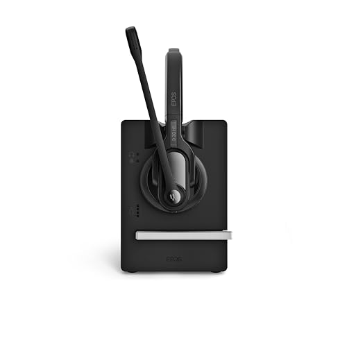 Epos Impact D 30 Phone - Cuffie Dect Ad Alte Prestazioni Per Telefoni Fissi E Softphone, Con Epos Voice™ E Microfono Con Cancellazione Del Rumore