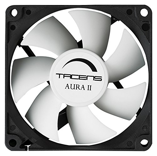 Tacens 3Auraii12, Ventola Per Computer 12 Cm, Ultrasilenziosa, Antipolvere, Nero