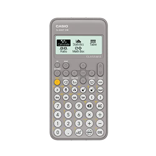 Casio Fx-83Gtcw - Calcolatrice Scientifica, Colore: Grigio