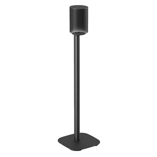 Vogel'S Sfs 4113 Piedistallo Per Altoparlanti Per Sonos Era 100, Dotato Di Cable Inlay System, Altezza: 82 Cm, Max. 5 Kg, Nero, 1 Piedistallo