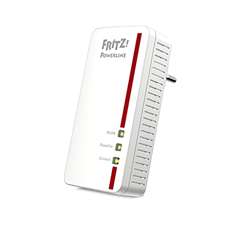 Avm Fritz!Powerline 1260 Wlan Adattatore Singolo / Estensore Di Rete 1.200 Mbit/S Plc, Conforme A Ieee P1901, 1200 Mbps, Base Wifi Ac Integrata, Mesh,