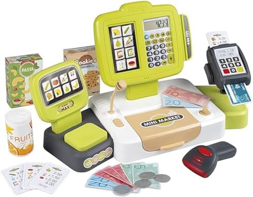 Smoby Grande Registrazione Di Cassa - 30 Accessori Inclusi - 3 Anni