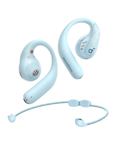 Soundcore By Anker Aerofit Pro Cuffie Bluetooth Wireless Open Ear, Cuffie Senza Fili, Ultra Comfort, Fit Sicuro, Design Ergonomico, Suono Ricco Con Ld