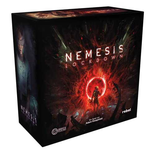 Awaken Realms Asmodee Nemesis: Lockdown | Basic Game | Expert Game | Dungeon Crawler | 1-5 Players | From 14+ Years | 60-180 Minutes | German