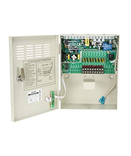 Vultech Security Vs-Cs1209-10A-Bk Adattatore E Invertitore Interno Bianco - Adattatori Di Potenza E Inverter (Interno, 110-220 V, 12 V, 10 A, Fotocame