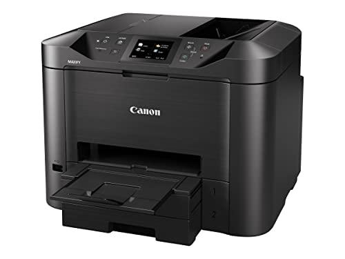 Canon Maxif Mb5450 Stampante Multifunzione Inkjet, 24 Ipm In Bianco E Nero, 15.5 Ipm A Colori, 600 X 1200 Dpi, Nero/Antracite
