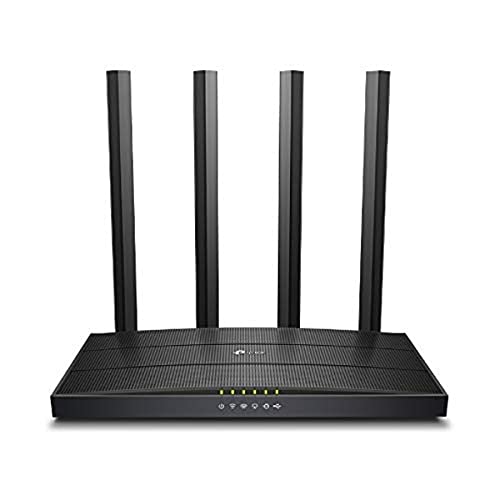 Tp-Link Archer C6U Wireless Router Gigabit Ethernet Dual-Band (2.4 Ghz / 5 Ghz) 4G Black