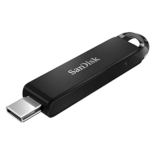 Sandisk 128Gb Ultra Usb Type-C, Usb Flash Drive Usb 3.1 Up To 150Mb/S, Black