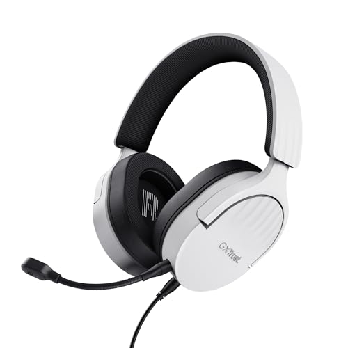 Trust Gaming Gxt 489W Fayzo Cuffie Gaming Per Pc, Ps5, Ps4, Xbox Series X|S, Switch, Mobile, Jack Audio 3.5 Mm, 35% Plastica Riciclata, Over-Ear Cuffi