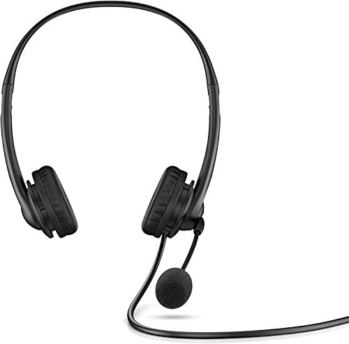 Hp G2 Cuffie Stereo Cablate, Usb-A, Comandi Integrati Nel Cavo, Microfono Ripiegabile, Imbottitura In Eco Pelle, Riduzione Del Rumore, Archetto Regola