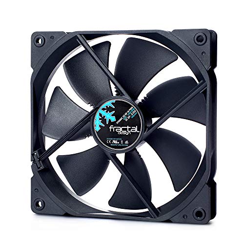 Fractal Design Dynamic X2 Gp-14 Pwm Computer Fan - Silent Fan - High Airflow – 140X140X25 Mm – 1700Rpm – Fdb-Bearings – Trip Wire - Aerodynamically Sh