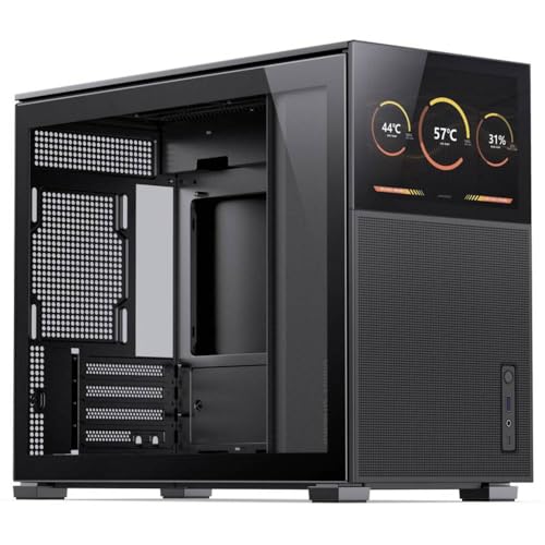 Jonsbo D31 Mesh Schermo Matx Gehäuse, Vetro Temperato - Nero