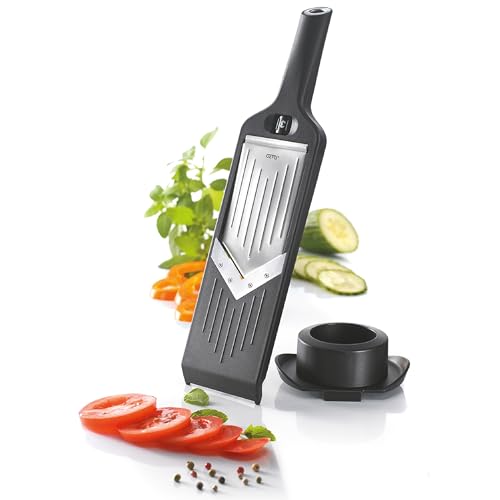 Gefu Violi Trancheuse Manuel Noir Synthétique Abs, Acier Inoxydable