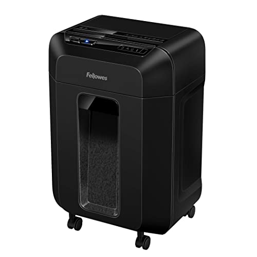 Fellowes Distruggi Documenti Automax 90M A Miniframmento, 90 Fogli In Modalità Automatica, 9 Fogli Manuale, Per Casa E Piccolo Ufficio, Cestino Da 17