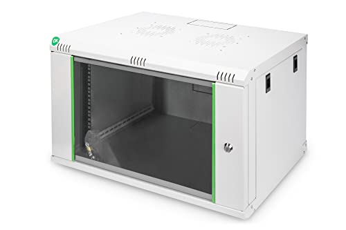 Digitus Dn-19 07-U-Ec Armadio Di Rete 19 Pollici 7 U - Montaggio A Parete - Profondità 450 Mm - Carico Massimo 60 Kg - Dynamic Basic - Porta In Vetro 