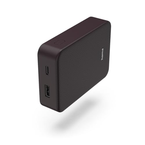 Hama Power Pack Colour 10", 10.000 Mah, 2 Uscite: Usb-C, Usb-A, Prugna