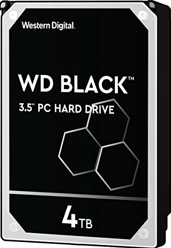 Wd Black Performance Desktop Hard Disk Drive Da 4 Tb, 7200 Rpm, Sata 6 Gb/S, Cache 64 Gb, 3.5"