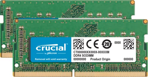 Crucial Ram Kit Da 32Gb (2X16Gb) Ddr4 3200Mhz Cl22 (O 2933Mhz O 2666Mhz) Memoria Laptop Ct2K16G4Sfra32A