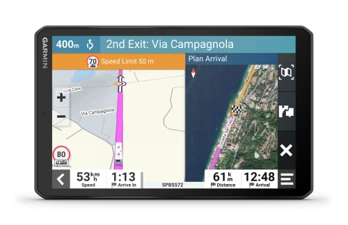 Garmin Camper 895, Navigatore Gps Per Camper E Caravan, Display Da 8", Mappa Europa, Navigazione In Base A Dimensioni