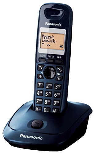 Panasonic Kx-Tg2511Jtc Telefono Cordless Dect Quality Premium, Rubrica Da 50 Voci, Blu Petrolio