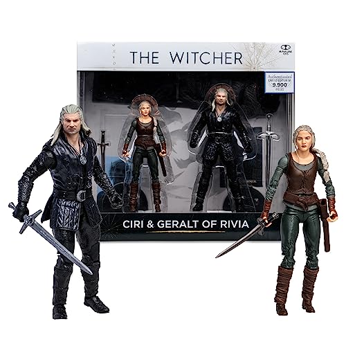 Mcfarlane Toys The Witcher Figurine Geralt Et Ciri (Netflix Season 3) 18 Cm