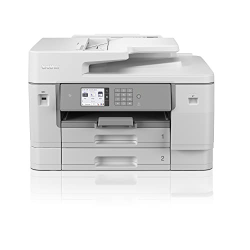 Brother Mfcj6955Dw Stampante Multifunzione Inkjet A Colori Fino Al Formato A3, Doppio Cassetto Carta, Rete Cablata, Wi-Fi, Nfc, Pcl, Stampa Copia Scan