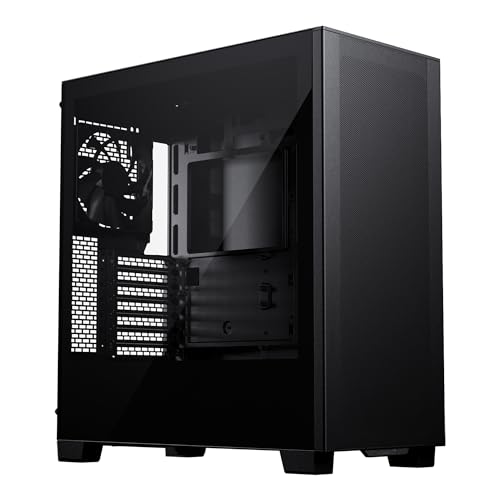 Phanteks Xt Pro, Chassis Gaming Mid-Tower, Mesh Ad Alte Prestazioni Di Flusso D'Aria, Finestra In Vetro Temperato, 1 Ventola 120 Nera Inclusa,Nero