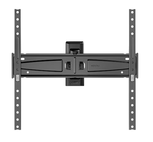 Meliconi Space System Turn 400, Supporto Tv Parete Inclinabile, Staffa Per Tv A Schermo Piatto Da 40" A 65", Attacco Vesa 200-300-400, Portata 45 Kg,