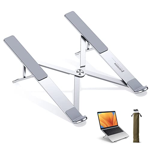 Ugreen Supporto Per Laptop In Alluminio, Supporto Per Pc Portatile Da Tavolo, Porta Pc Portatile Regolabile Altezza 5 Livelli, Compatibile Con Macbook