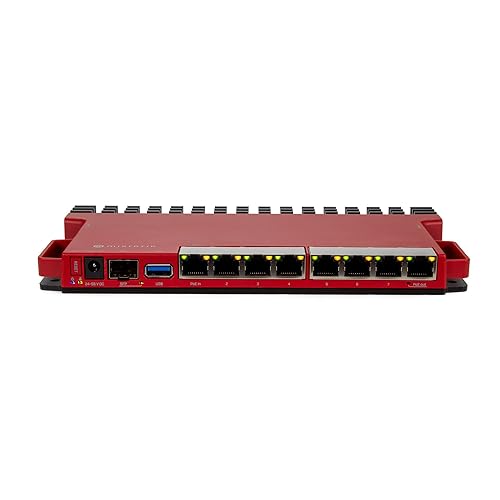 Mikrotik L009Uigs-Rm Routeur Connecté 2.5 Gigabit Ethernet, Gigabit Ethernet Rouge