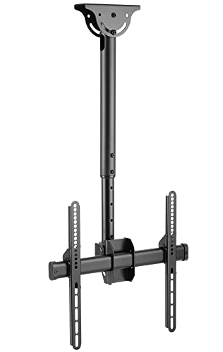 Techly 309333 Supporto Telescopico Universale A Soffitto Per Tv Led Lcd 32-55" Nero