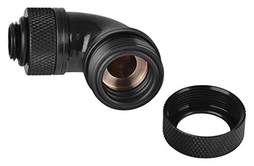 Thermaltake Pacific G1/4 Petg Tube Raffreddamento Ad Acqua 90 Degree 16 Mm Per Pc Nero
