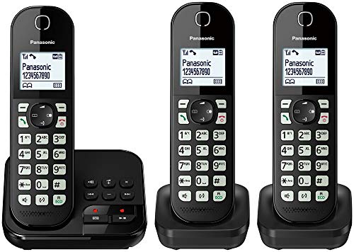 Panasonic Kx-Tgc 463Gb Telefono Dect Identificatore Di Chiamata Nero